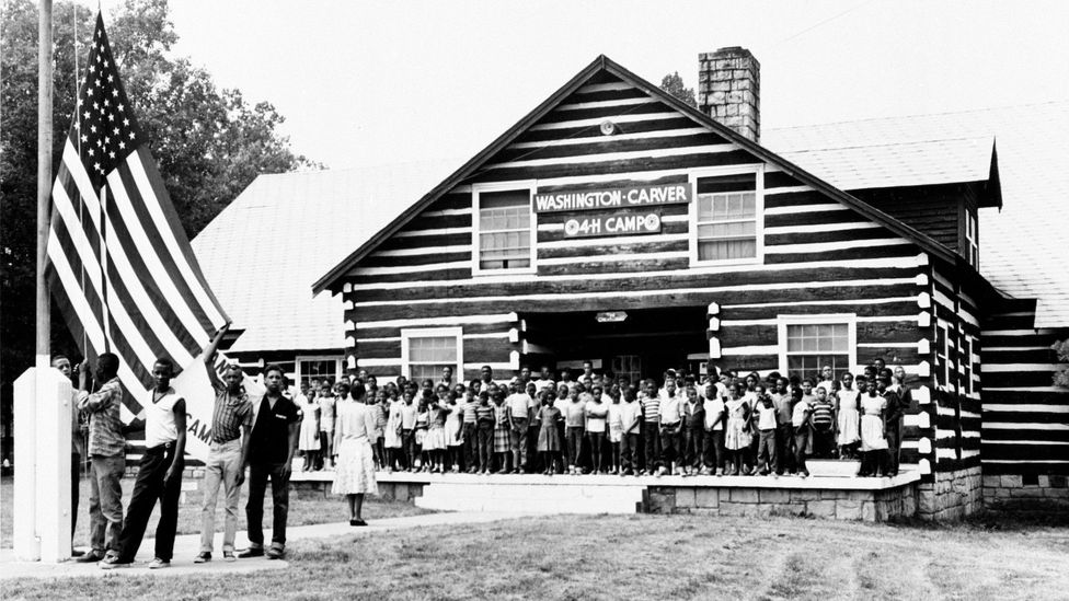 Camp Washington Carver, opened in 1942, was the first African American 4-H camp in the US (Credit: National Park Service)