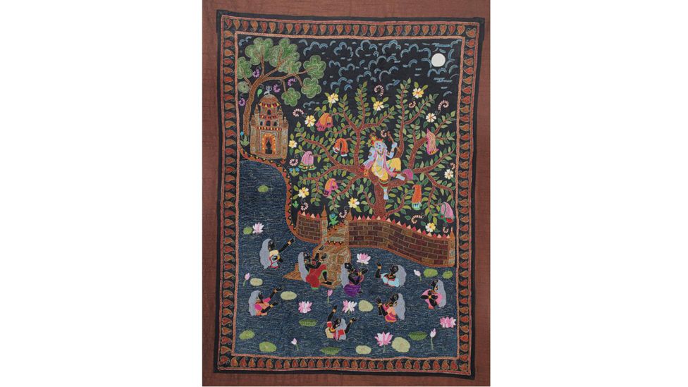Kantha frequently depicts the narratives of ancient myths (Credit: Shamlu Dudeja/ SHE Foundation)