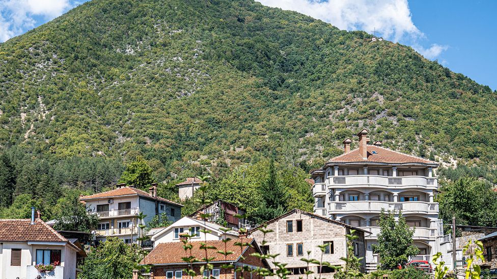 The village is nestled into the formidable terrain of the Jablanica Mountains (Credit: Richard Collett)