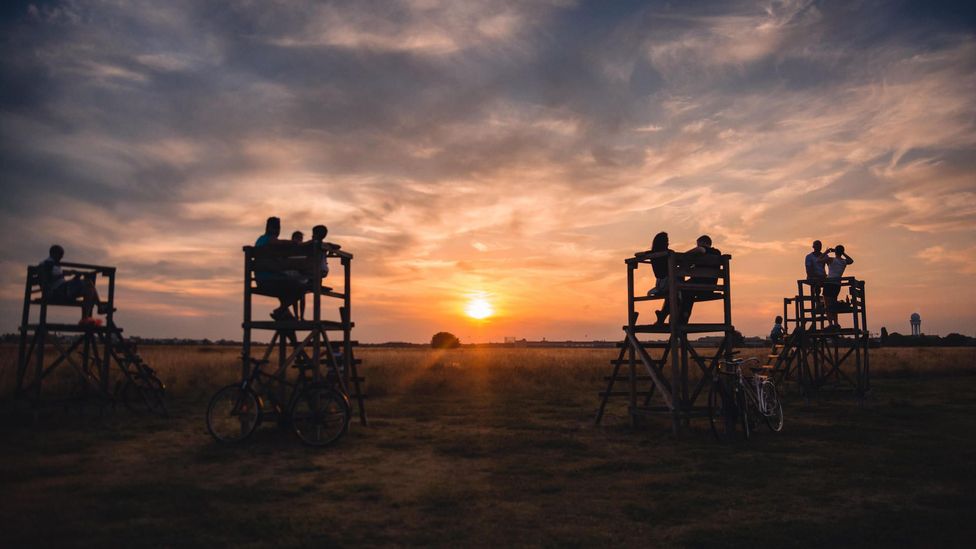 Some of the world's first planes took off from Templehof's meadow (Credit: LG Photo/Alamy)