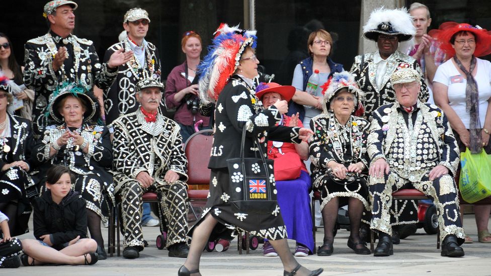 Even today, many Londoners get excited by the sight of the pearlies (Credit: Matthew Chattle/Alamy)