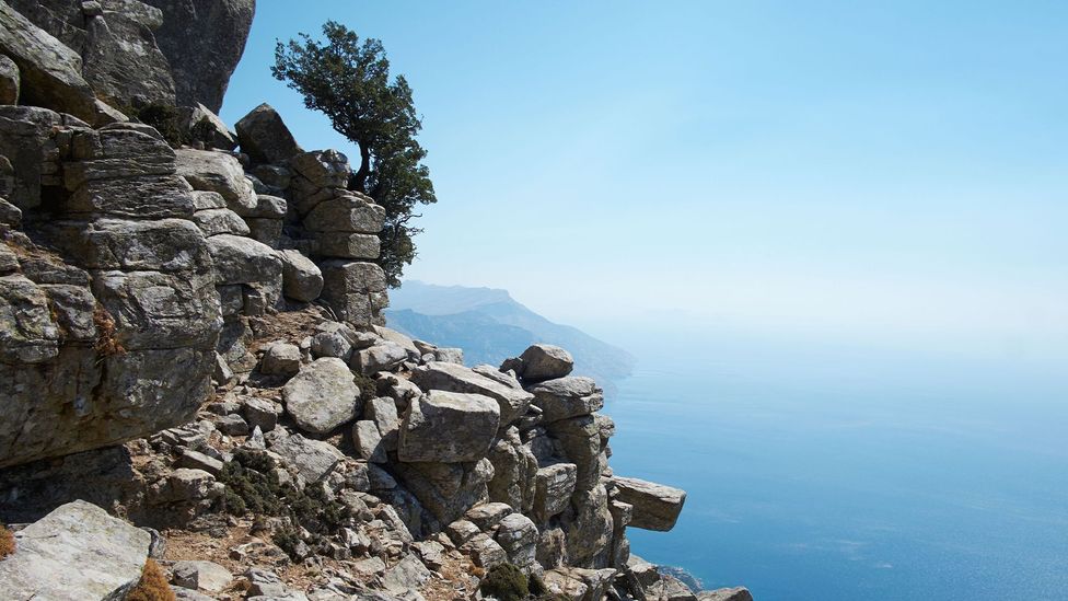 Historically, Ikarians have retreated into the mountains to escape threats from the sea (Credit: Percy Ryall/Alamy)