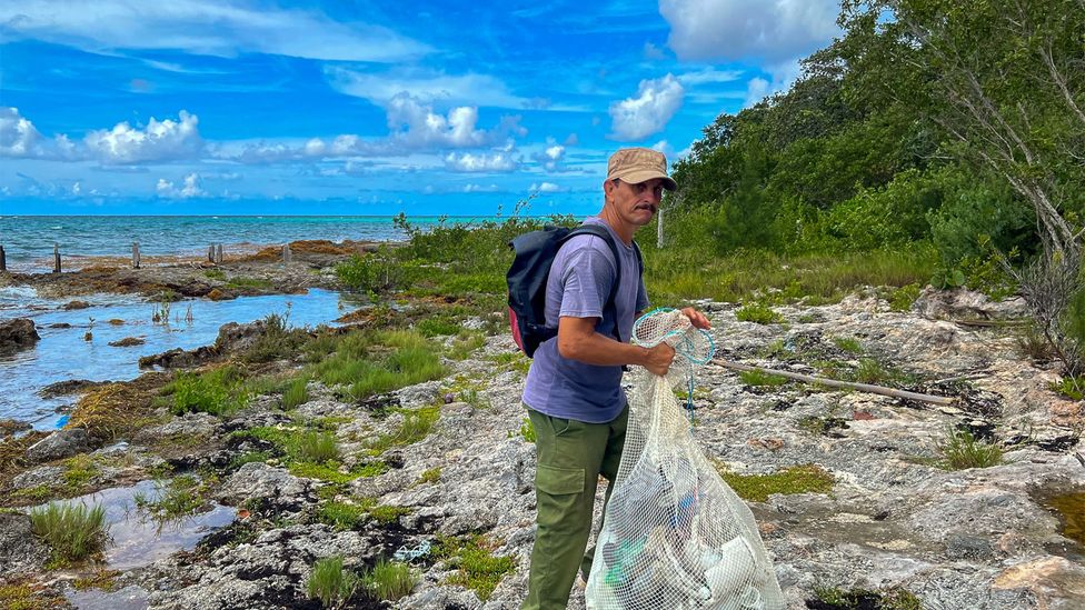 Nene's mission is to help protect the coral reef and wildlife of his home village, Cocodrilo (Credit: Claire Boobbyer)