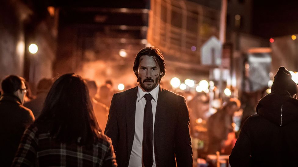 The John Wick films are some of the unlikelier cultural works to reference Baba Yaga, as the name given to Keanu Reeves' anti-hero by his enemies (Credit: Alamy)