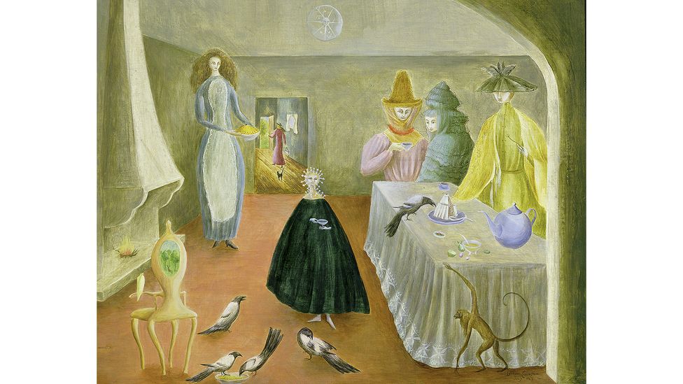 Leonora Carrington's The Old Maids (1947) has a dreamlike quality echoed in 21st-Century design and imagery (Credit: Estate of Leonora Carrington / ARS, NY and DACS, London 2022)