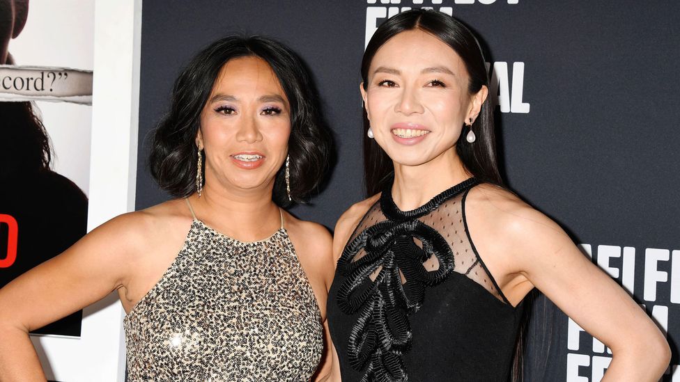Rowena Chiu is one of the women whose experiences with Weinstein feature in She Said; here she is pictured with actress Angela Yeoh, who plays her (Credit: Alamy)