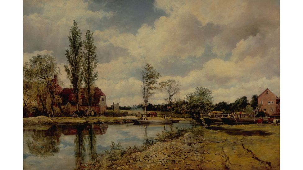 Landscape with Canal, c 1820-60, by Frederick W Watts – an admirer of Constable, he wasn't attempting to create a forgery (Credit: Taft Museum of Art)