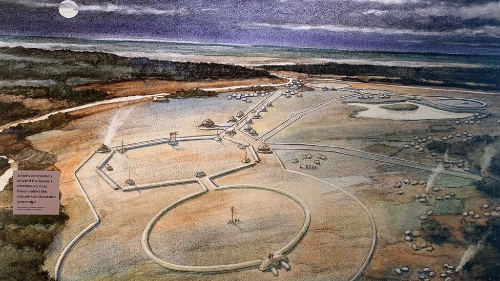 The earthworks' sophistication has astonished historians (Credit: Ohio History Connection)