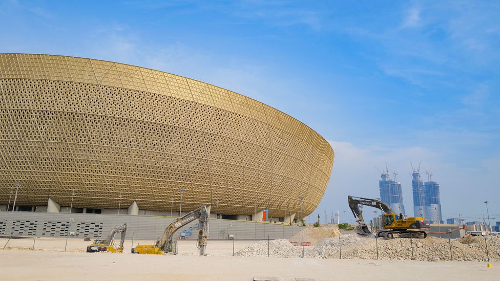 The Lusail Iconic Stadium in Doha is one of seven new stadiums being built for the 2022 Qatar World Cup (Credit: Matthew Ashton/Getty Images)
