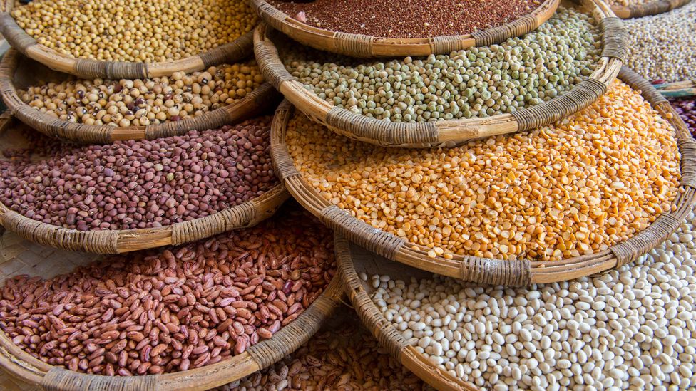 A diet rich in peas, pulses and nuts can be incredibly low-carbon (Credit: Wolfgang-Kaehler/Getty-Images)