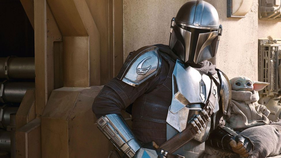 Star War series The Mandalorian features the use of groundbreaking "virtual filmmaking environments" known as Stagecraft units (Credit: Alamy)