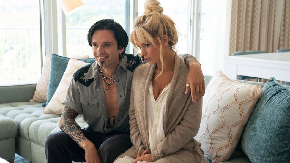 Pam and Tommy dealt with the exploitation of Pamela Anderson but did not receive her consent to be made (Credit: Alamy/Hulu)