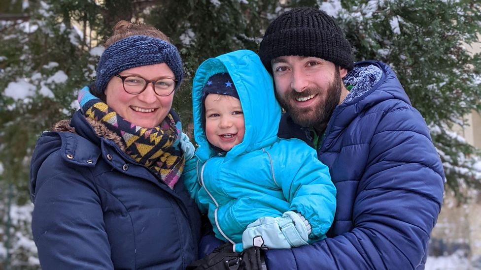Vicky Allan, 33, cites climate and environmental reasons why she and her partner are only having one child (Image: Courtesy of Vicky Allan)