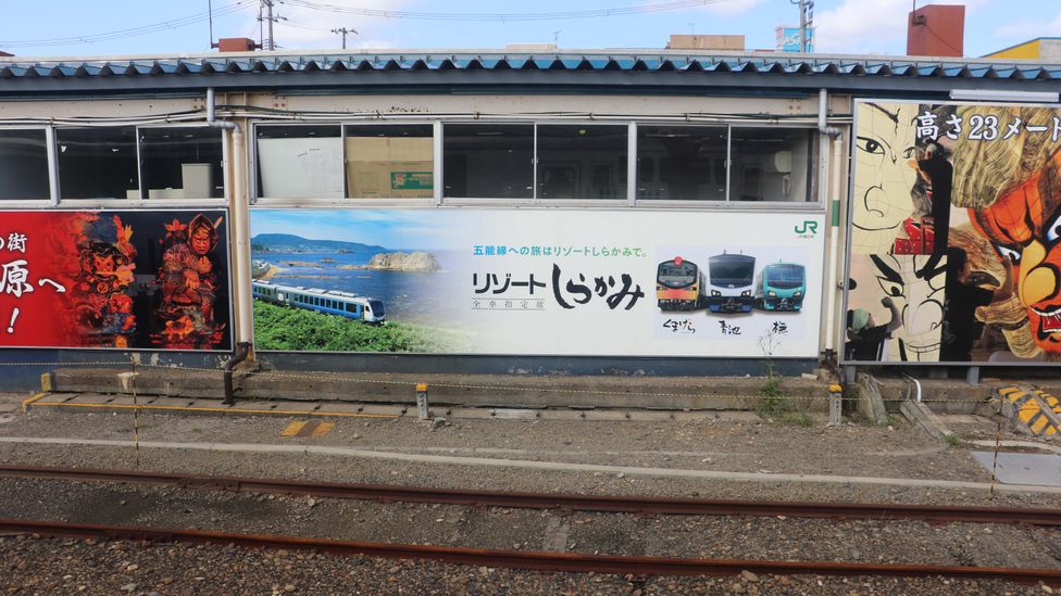 Three trains operate on the Gonō Line from Aomori to Akita, often averaging just 10km/h (Credit: Mike MacEacheran)