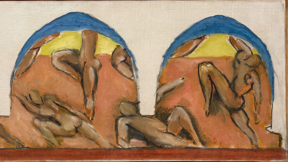 A study for the Dance II, at the Barnes Foundation, which required Matisse to overcome several challenges of scale, and proportion (Credit: Musée Matisse, Nice / H Matisse / ARS)