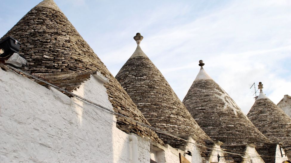 The decorative pinnacles on the top of trulli were said to ward off evil or bad luck (Credit: Victoria Abbott Riccardi)