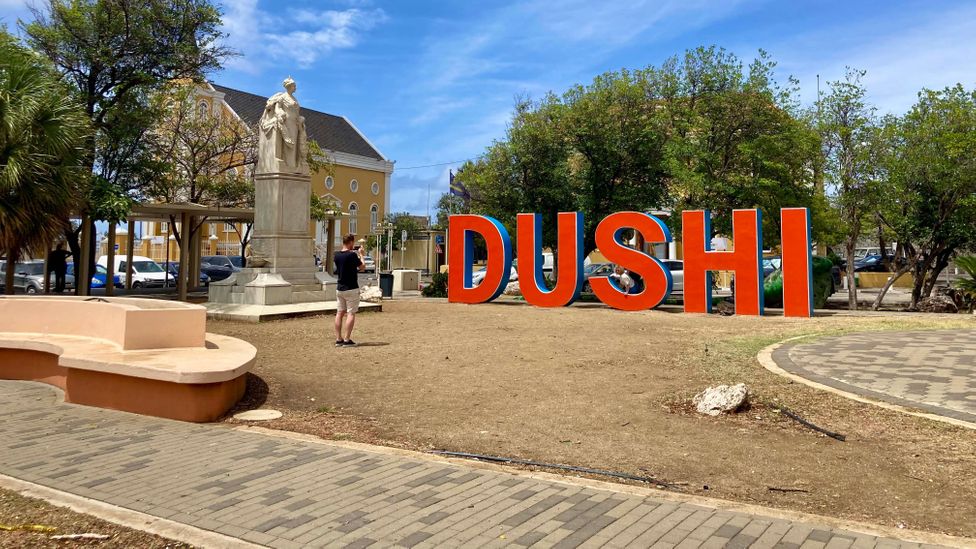 The word "dushi" is Papiamentu, a Portuguese-based creole language spoken in the Dutch Caribbean (Credit: Sarah Harvey)