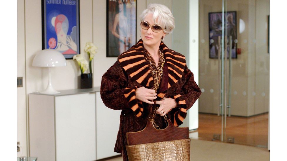 In The Devil Wears Prada, the ruthless fashion editor, played by Meryl Streep, was styled by Field with a look that broke new ground (Credit: Alamy)