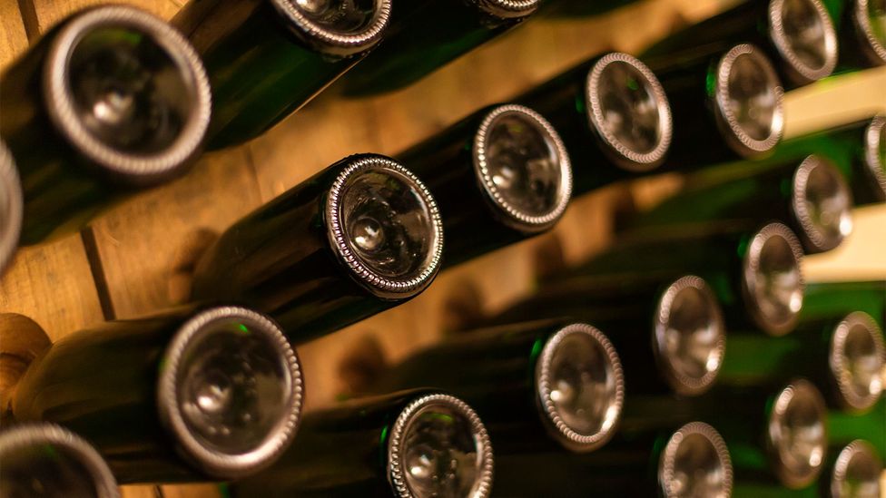 That technique known as "riddling" is still a critical part of the Champagne-making process today (Credit: David Freund/Getty Images)