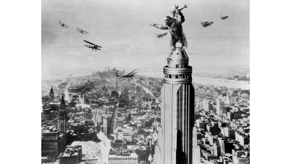 At the film's climax, King Kong breaks free and makes his fateful ascent of the Empire State Building (Credit: Getty Images)