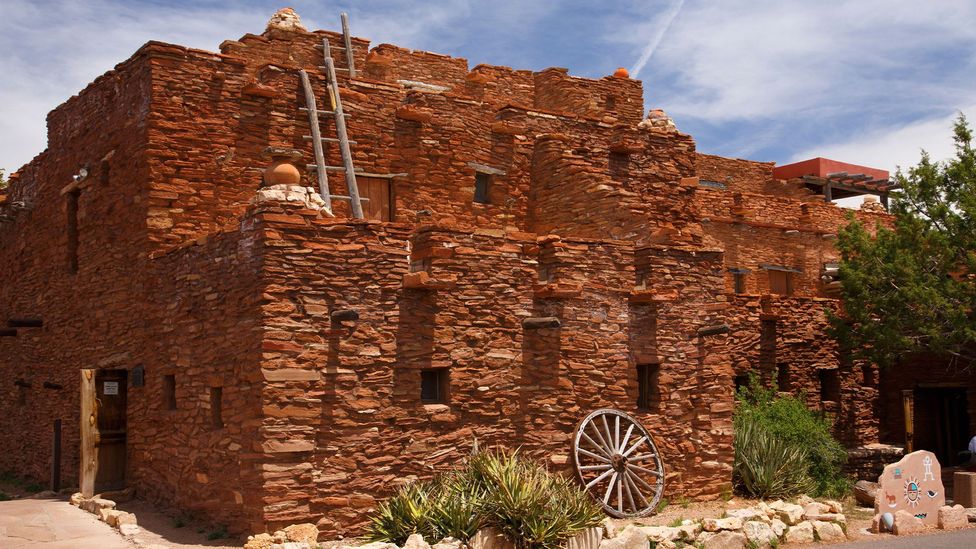 The Hopi House, which Colter designed in 1905, was modelled after the 1,000-year-old dwellings of the Hopi village in Oraibi, Arizona (Credit: Niebrugge Images/Alamy) The Hopi House, which Colter designed in 1905, was modelled after the 1,000-year-old dwellings of the Hopi village in Oraibi, Arizona (Credit: Niebrugge Images/Alamy)