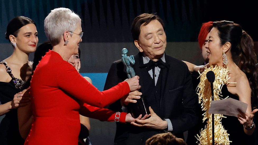 James Hong giving his SAG acceptance speech (Credit: Getty Images)