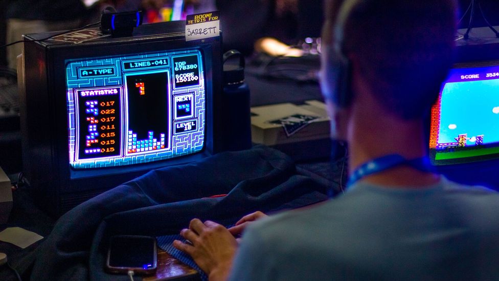 The Classic Tetris World Championship is an annual event bringing together elite players to compete head-to-head (Credit: @classictetris)