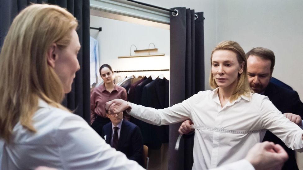 Lydia Tár (Cate Blanchett) in the recent film Tár dresses in outfits that are understated and impeccably cut (Credit: Universal)