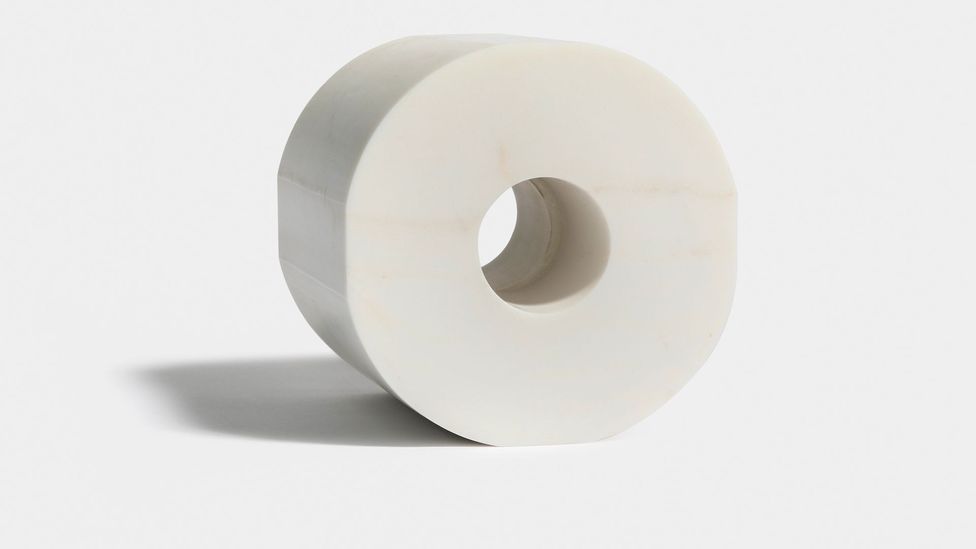 Marble Toilet Paper, 2020, considers the significance of everyday objects to humanity (Credit: Courtesy of Ai Weiwei studio)