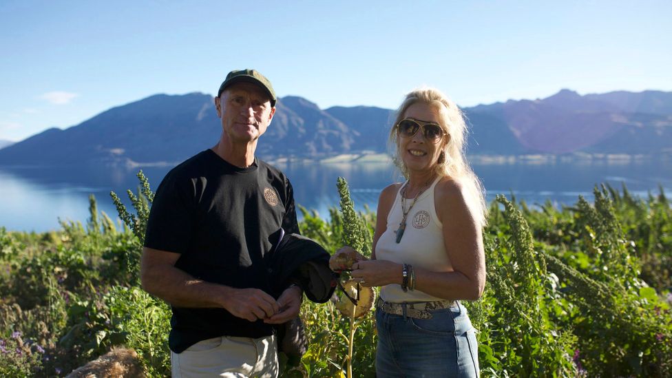 Geoff and Justine Ross run Lake Hāwea Station in New Zealand with their children (Credit: Lake Hāwea Station)