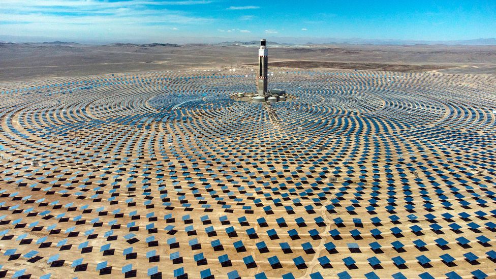 A boom in solar and wind energy has meant renewables growth has outstripped the world's growth in demand (Credit: Getty Images)