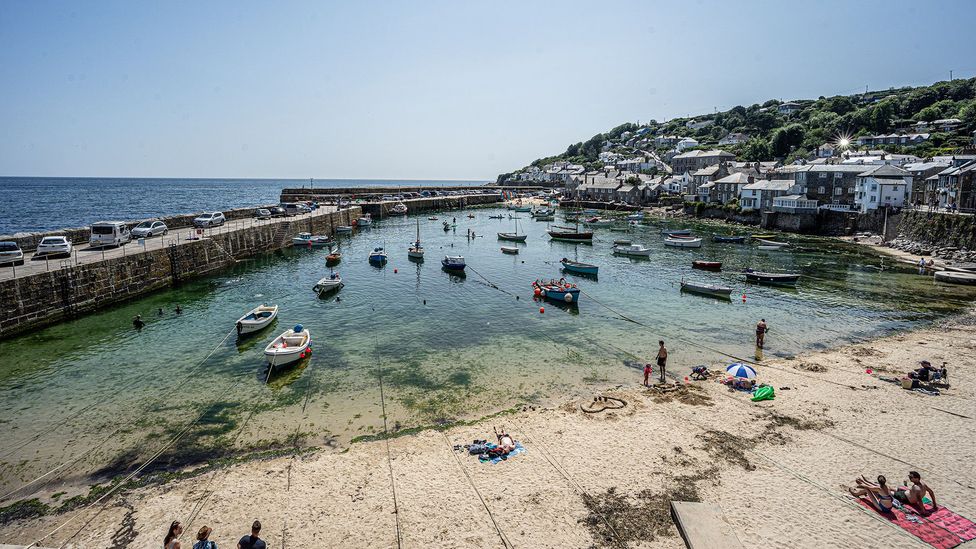 Properties in Mousehole are often empty outside of the summer tourist season (Credit: Richard Collett)