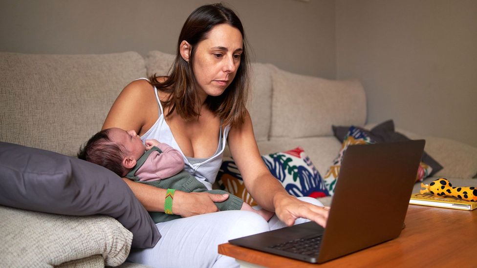 Many mums report struggling to balance professional obligations with childcare (Credit: Getty Images)