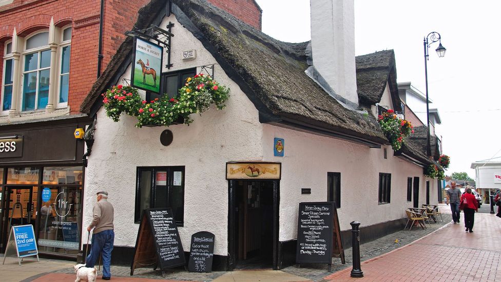 Wrexham retains its medieval street pattern and many historical buildings, including the 16th-Century Horse & Jockey pub (Credit: Greg Balfour Evans/Alamy)