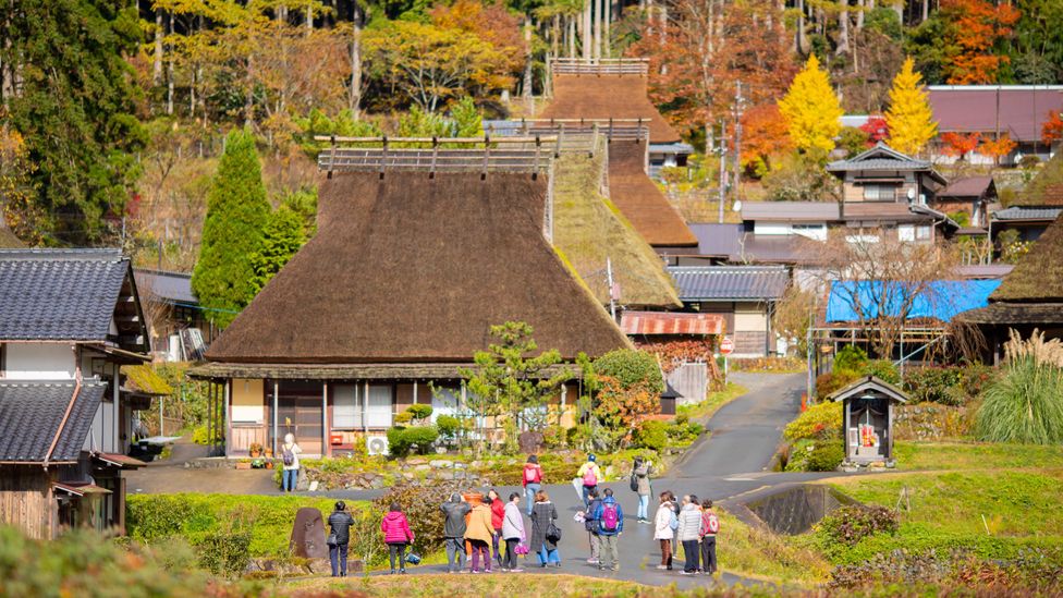 Visitors to Miyama can experience life in these rural villages and learn skills like thatching (Credit: Kyoto Miyama Tourism Association)