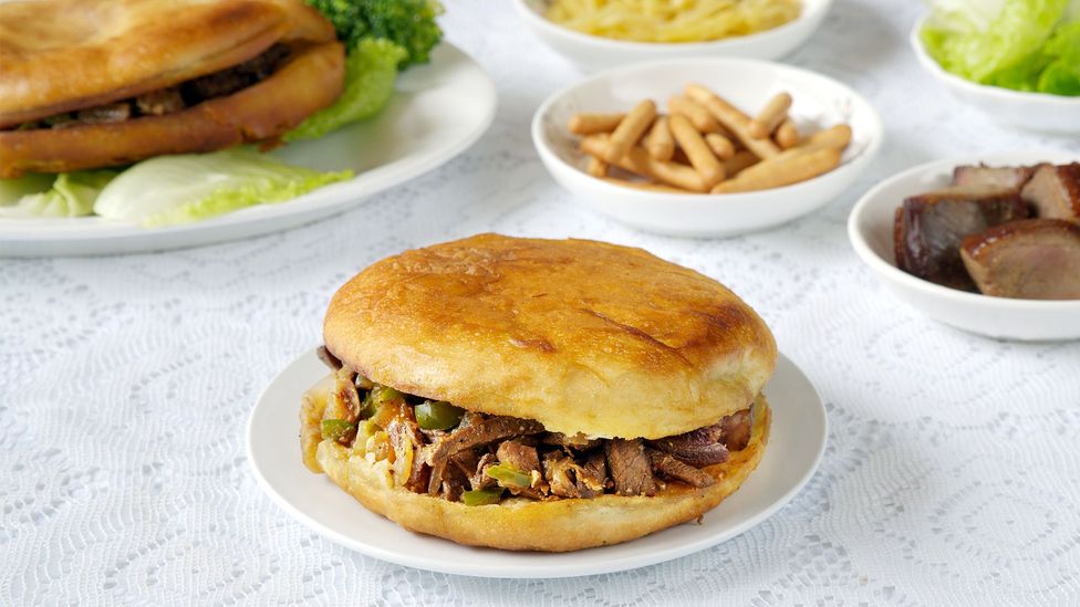 China's roujiamo has been called "the world's oldest hamburger" (Credit: Wheatfield/Getty Images)