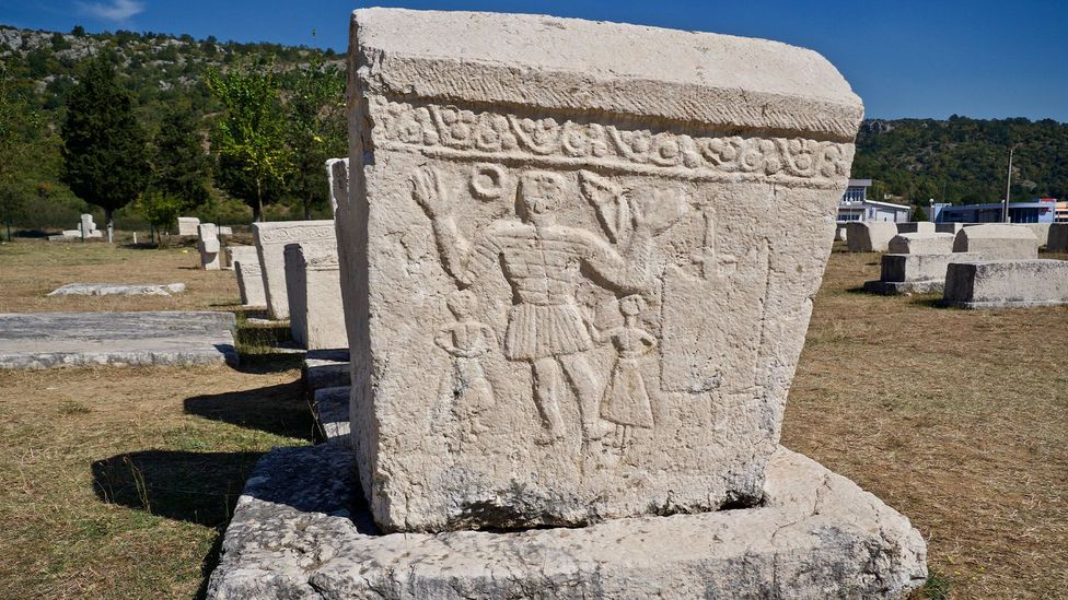 Roughly 60,000 medieval stone monuments depicting daily life lay scattered across Bosnia (Credit: Davor Vukovic/Alamy)