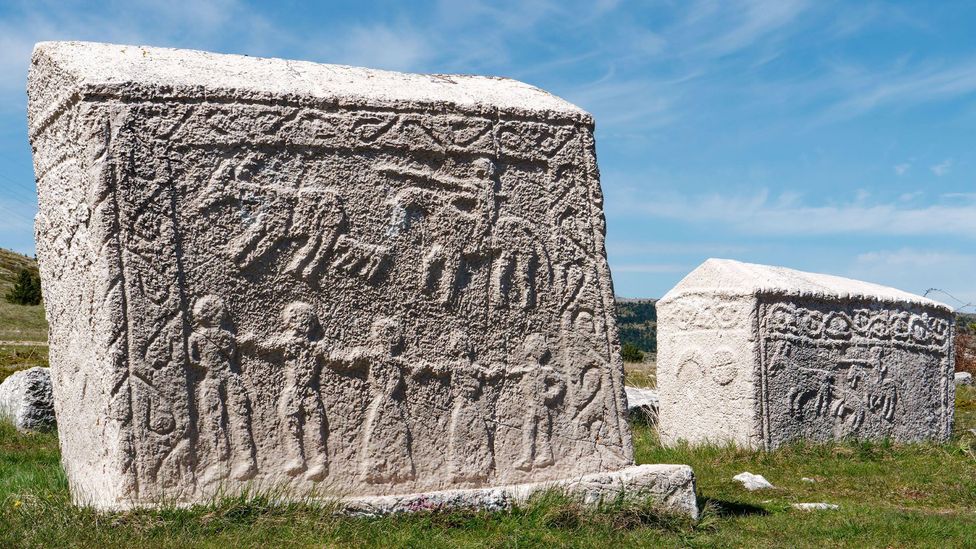 Stećci are now helping younger Bosnians reconnect with their past (Credit: stu.dio/Alamy)