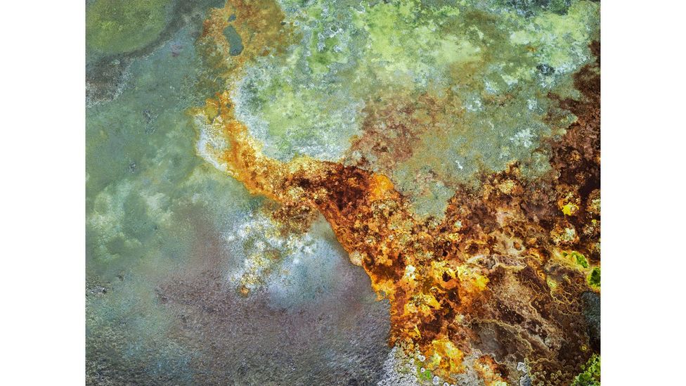 Sulfur Springs #1, Danakil Depression, Ethiopia, 2018 (Credit: Edward Burtynsky, Nicholas Metivier Gallery, Toronto / Flowers Gallery, London)