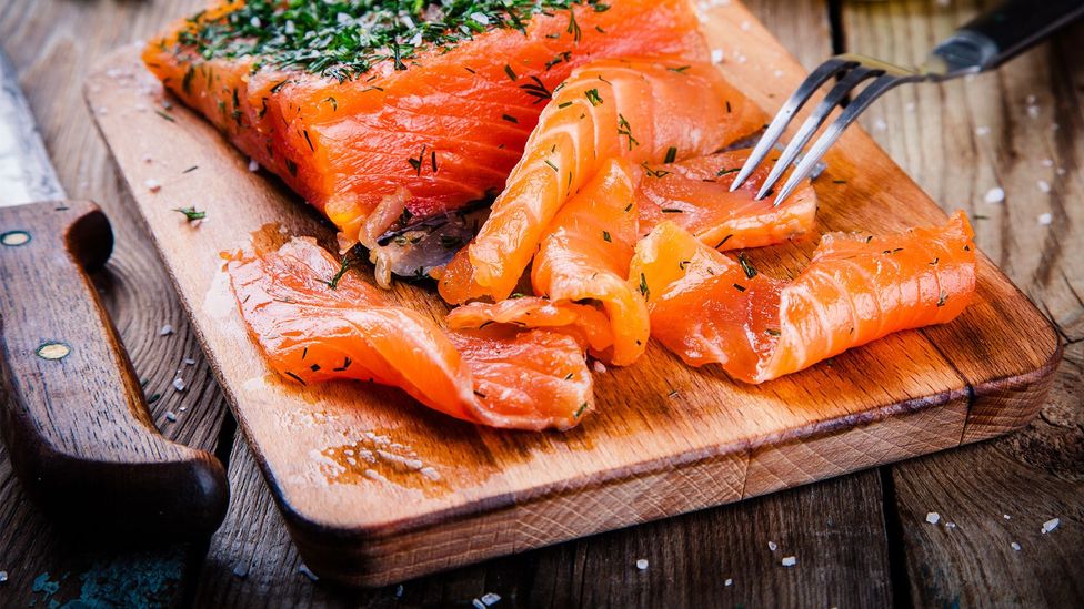 Hersh recommends slicing gravlax at a forty-five-degree angle (Credit: wmaster890/Getty Images)