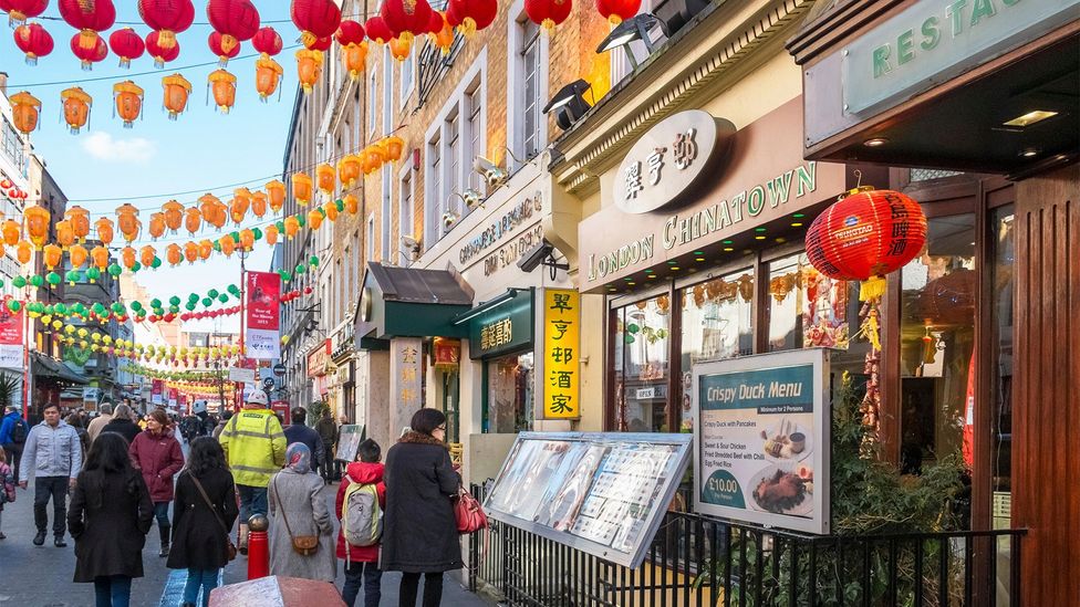 In the 1960s, London's West End Chinatown was born on Gerrard Street (Credit: Digital-Fotofusion Gallery/Alamy)