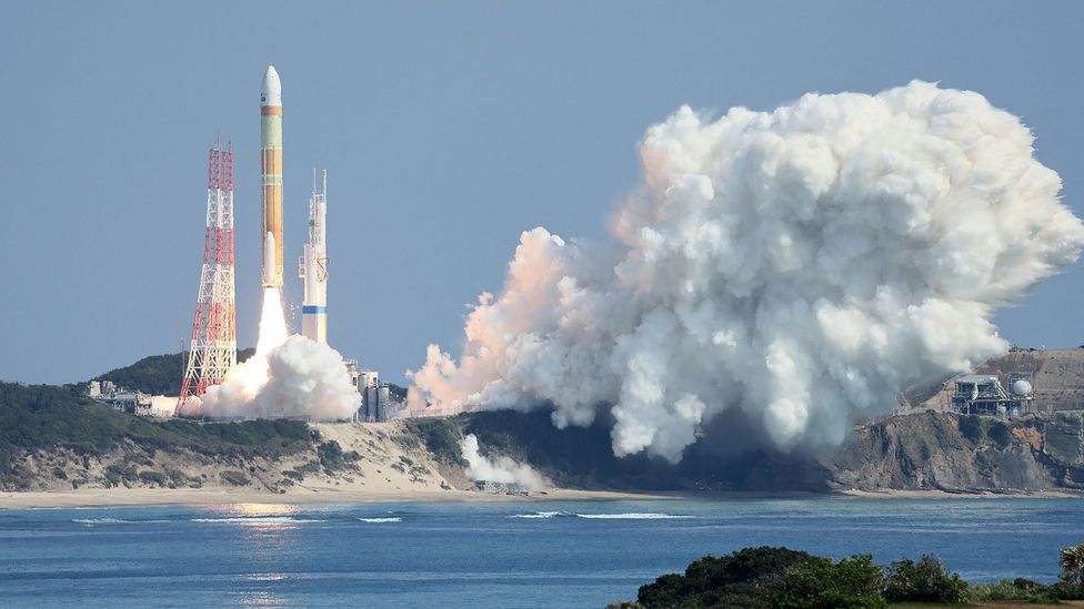 Launch of H3 rocket in Japan in March 2023 (Credit: Getty Images)