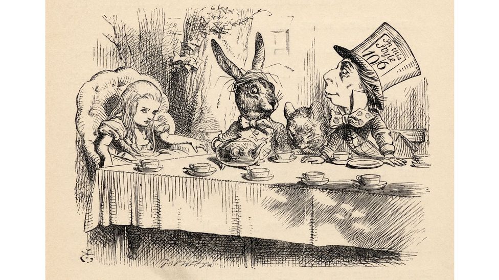 The surreal world of Alice in Wonderland as portrayed by illustrator John Tenniel (Credit: Getty Images)