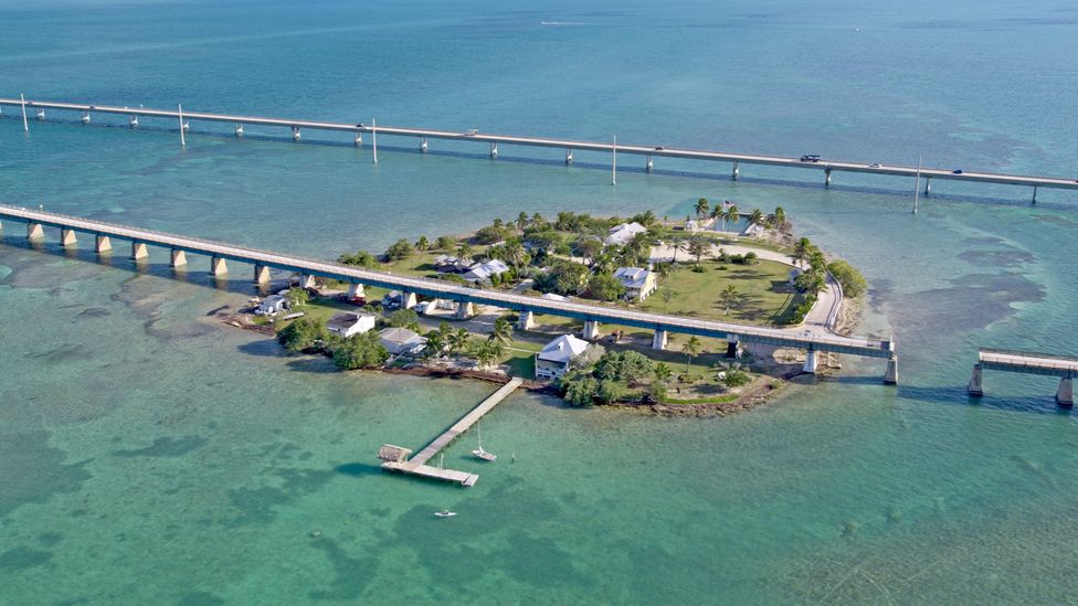 Only four permanent residents live on Pigeon Key, but the tiny island once housed construction workers who built the Over-Sea Railroad (Credit: FL Stock/Alamy)