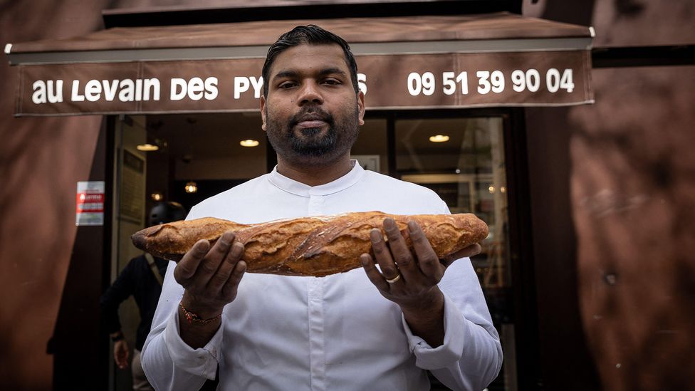 Tharshan Selvarajah beat 175 other bakers to win the Grand Prix de la Baguette (Credit: Abaca Press/Alamy)