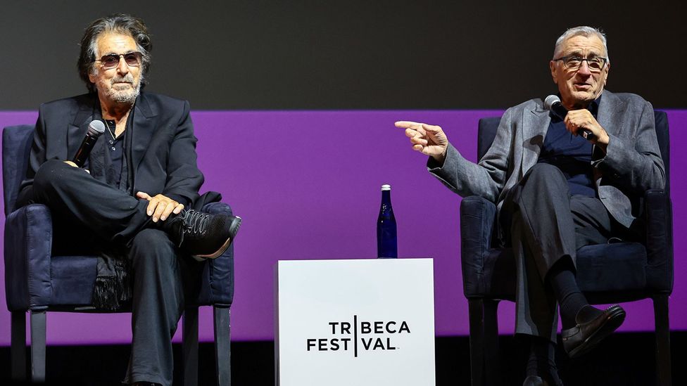 Al Pacino and Robert De Niro on stage (Credit: Getty Images)