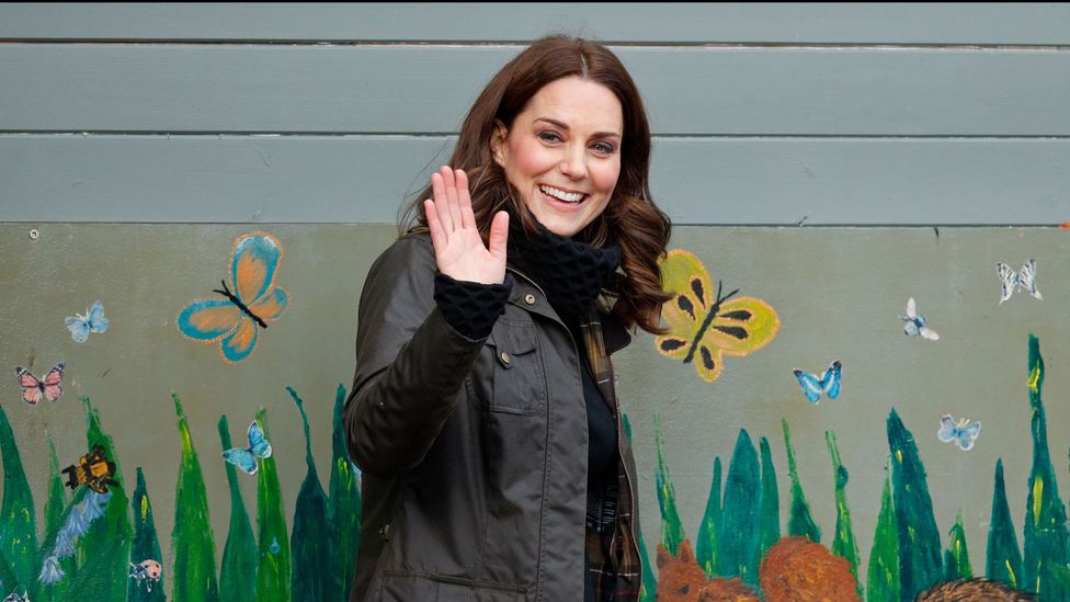 Princess of Wales in a Barbour jacket