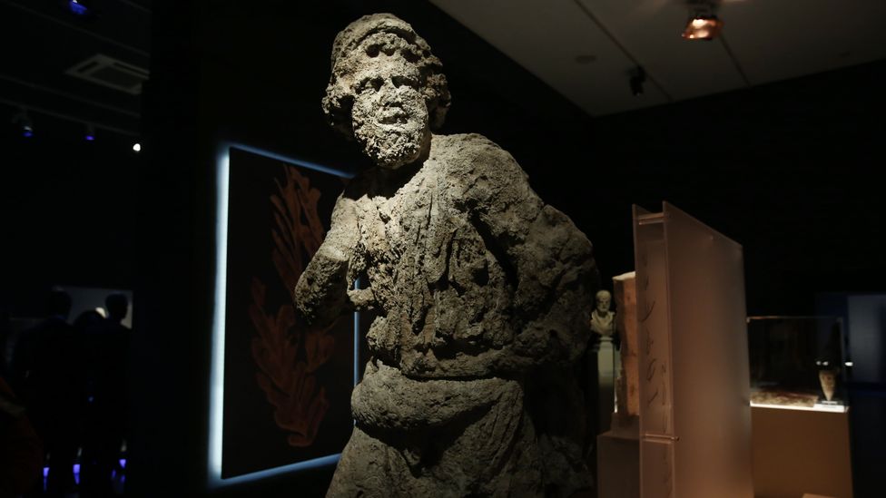 The Antikythera shipwreck has yielded an ancient cargo of precious marble sculptures and bronze statues, among other objects (Credit: Getty Images)