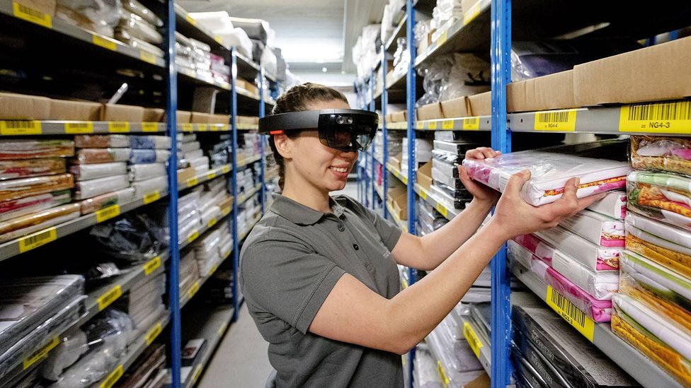 Microsoft's Hololens headset has enjoyed moderate sales by targetting specialist use markets in industry (Credit: Getty Images)