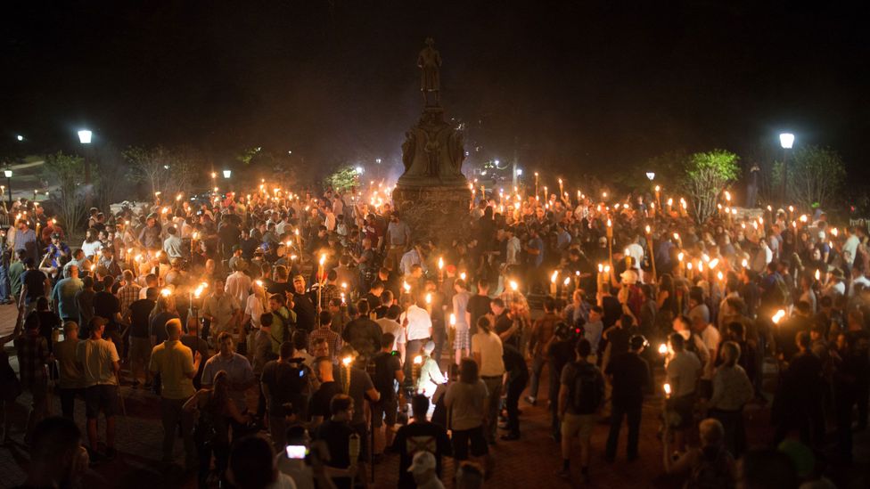 Brendan attended the notorious "Unite the Right" rally in Charlottesville in 2017 (Credit: Getty Images)
